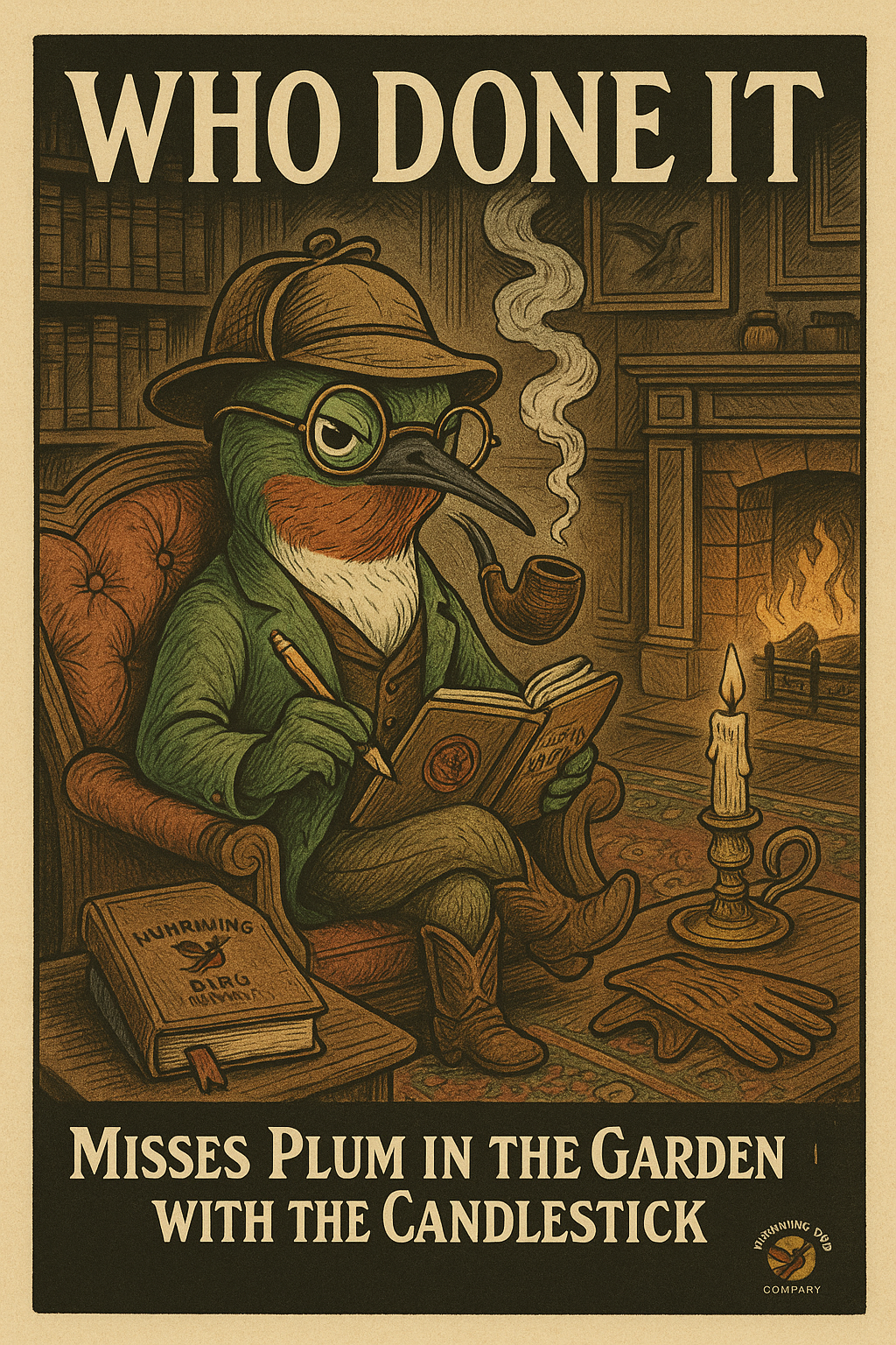 Postcard-"Sherlock Holmes Huey"