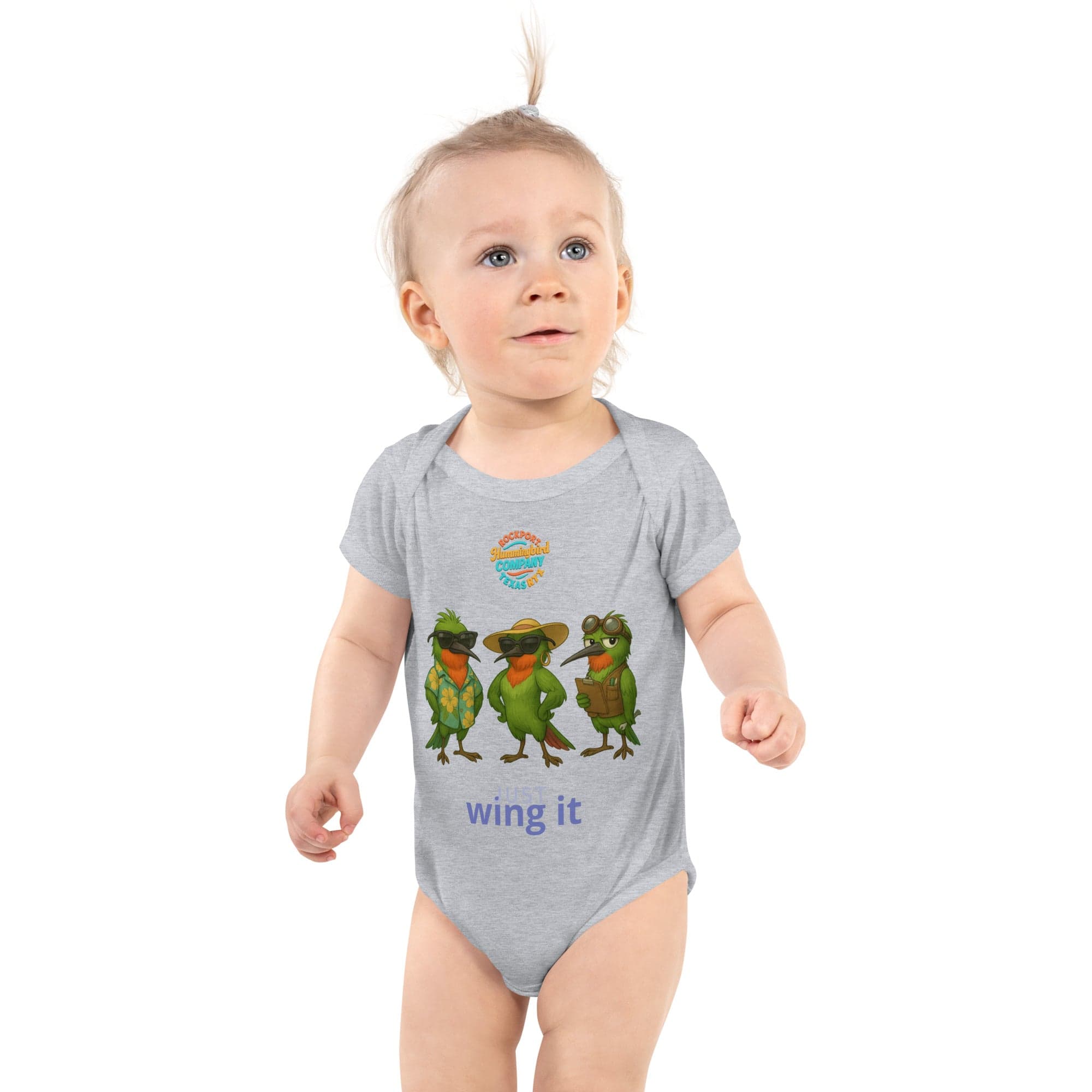 Baby-Just Wing It Bird Trio Bodysuit – Hummingbird Company