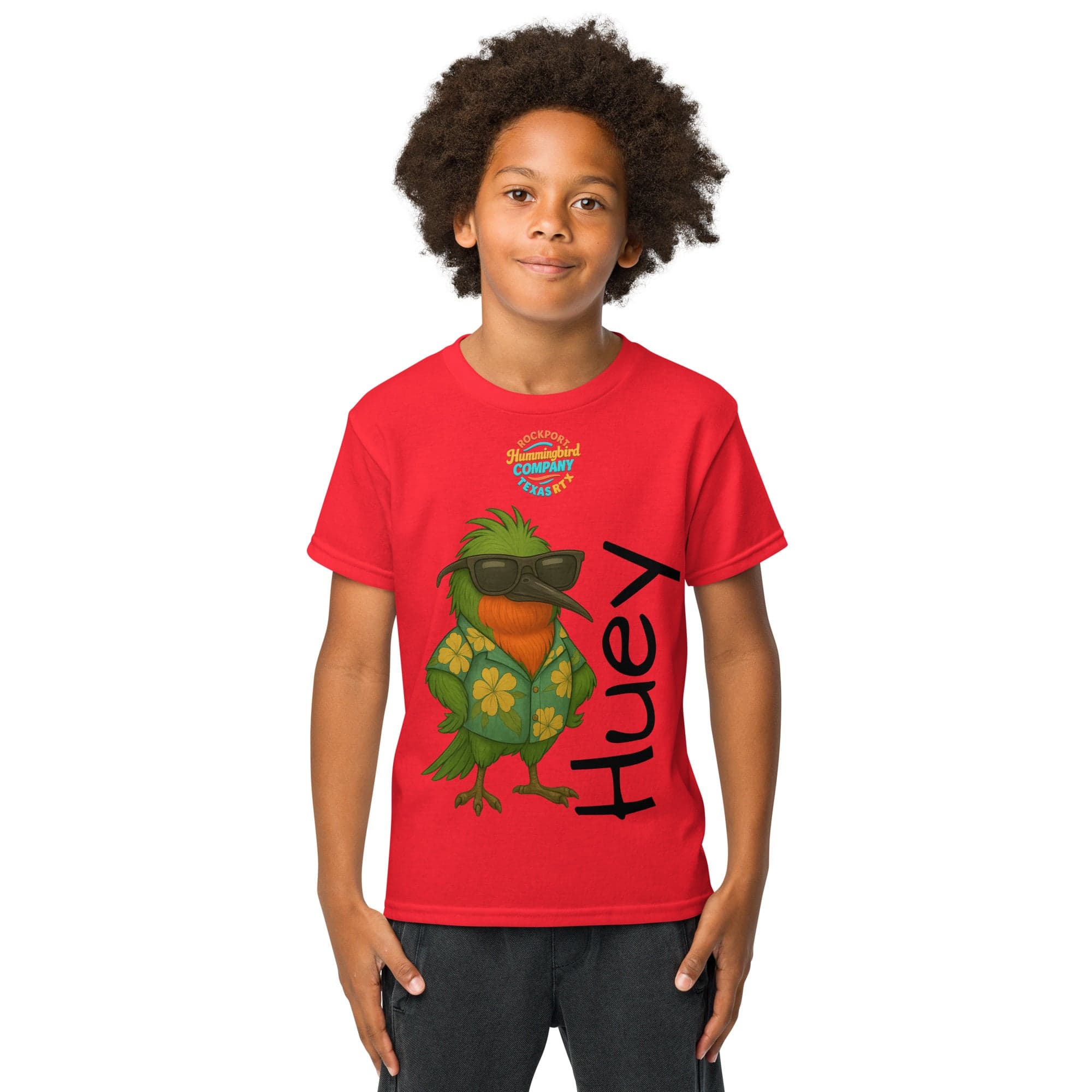 Kids-Huey Island Vibes Tee – Rockport's Coolest Bird