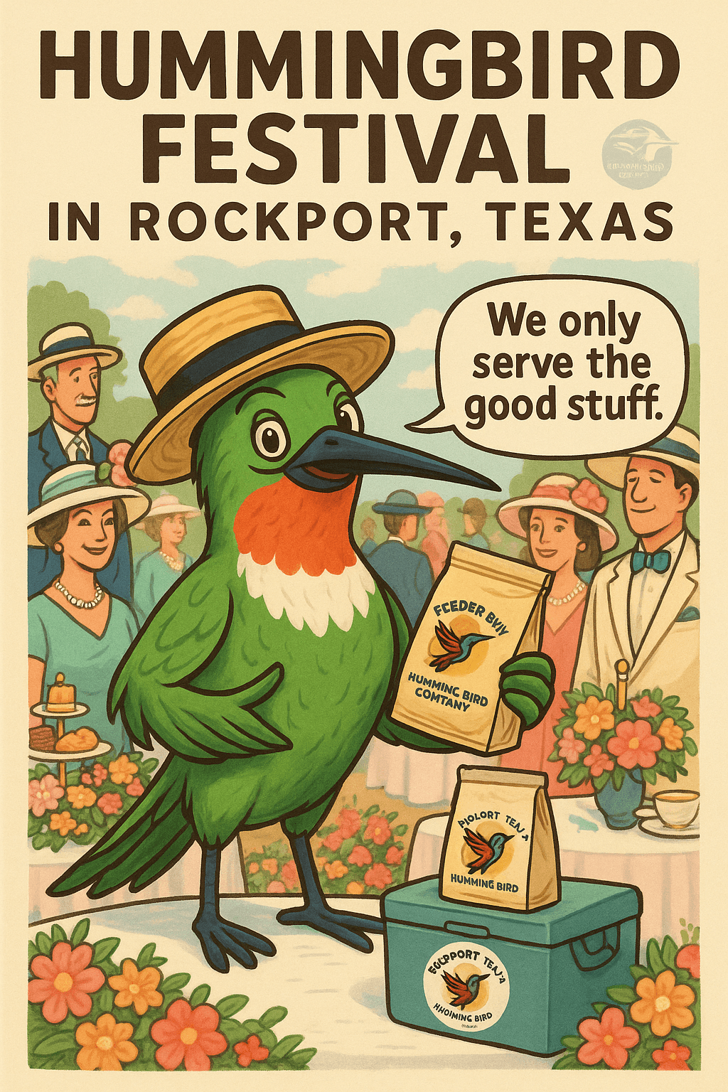 Postcard-"Hummingbird Festival"