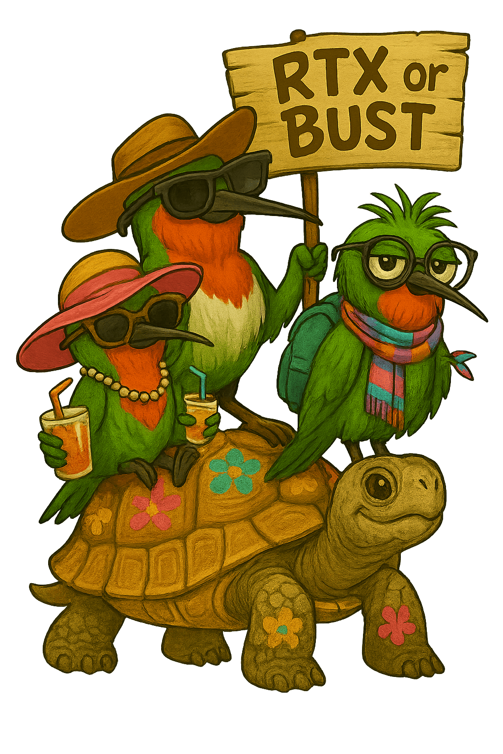Postcard-"RTX or Bust"