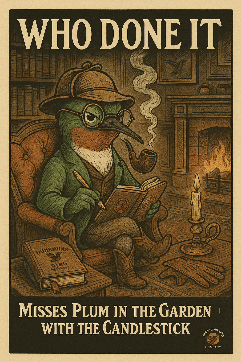 Postcard-"Sherlock Holmes Huey"