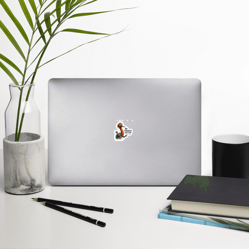 E.D. Egret Kiss Cut Sticker