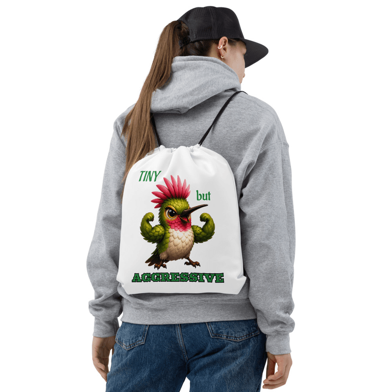 Zuzu- Tiny but Aggressive Drawstring bag