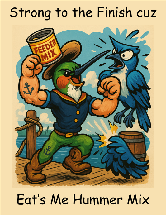 Postcard-"Strong to the Finish"