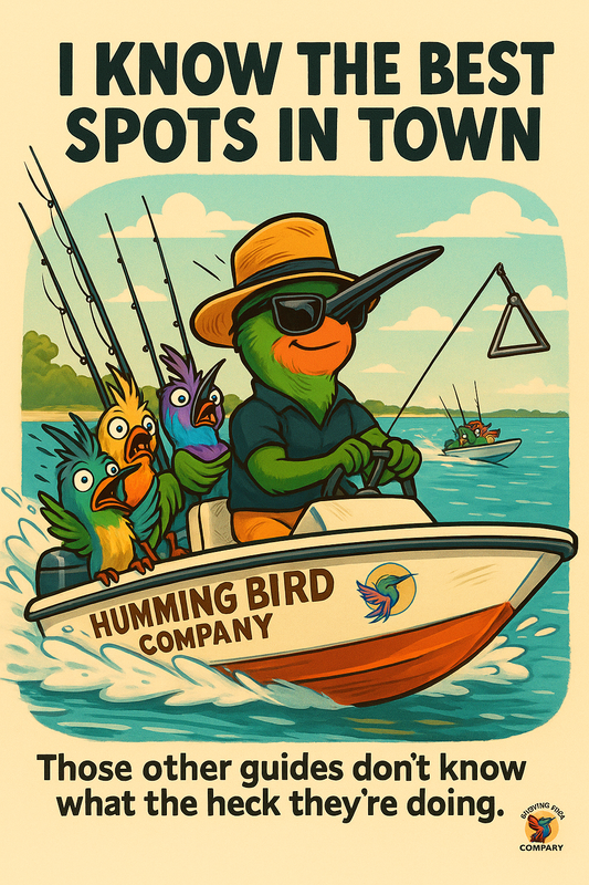 Postcard-"I know the best Spots!"