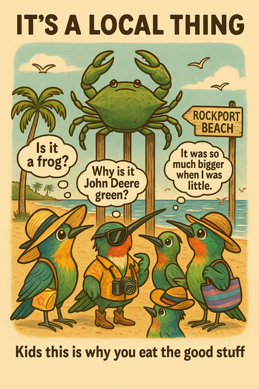 Postcard-"It's a Local Thing "Crab"