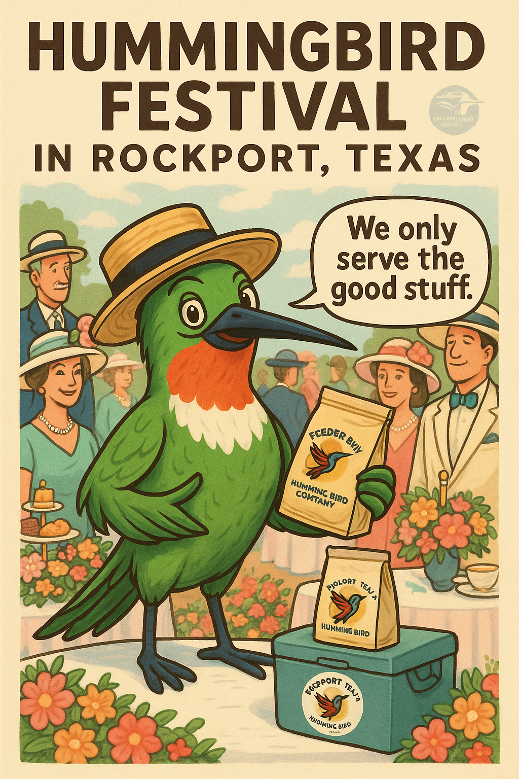 Postcard-"Hummingbird Festival"