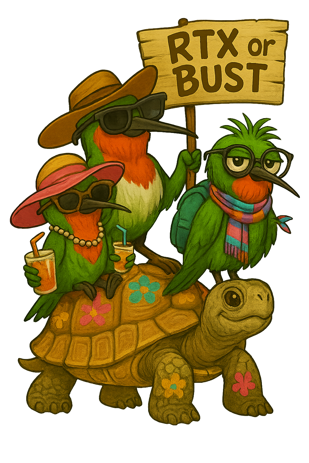 Postcard-"RTX or Bust"