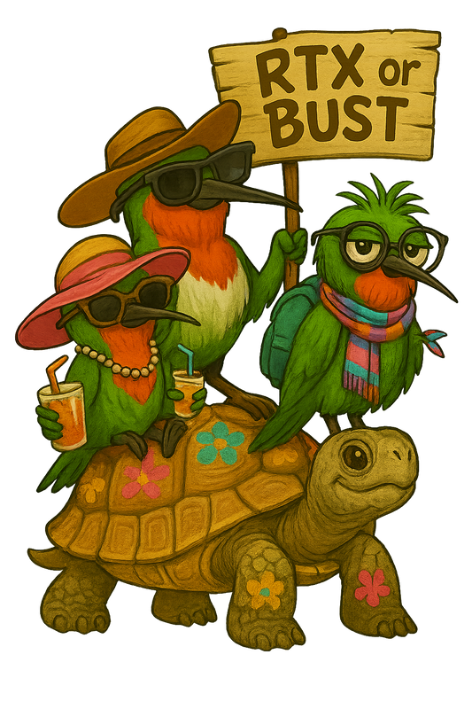 Postcard-"RTX or Bust"