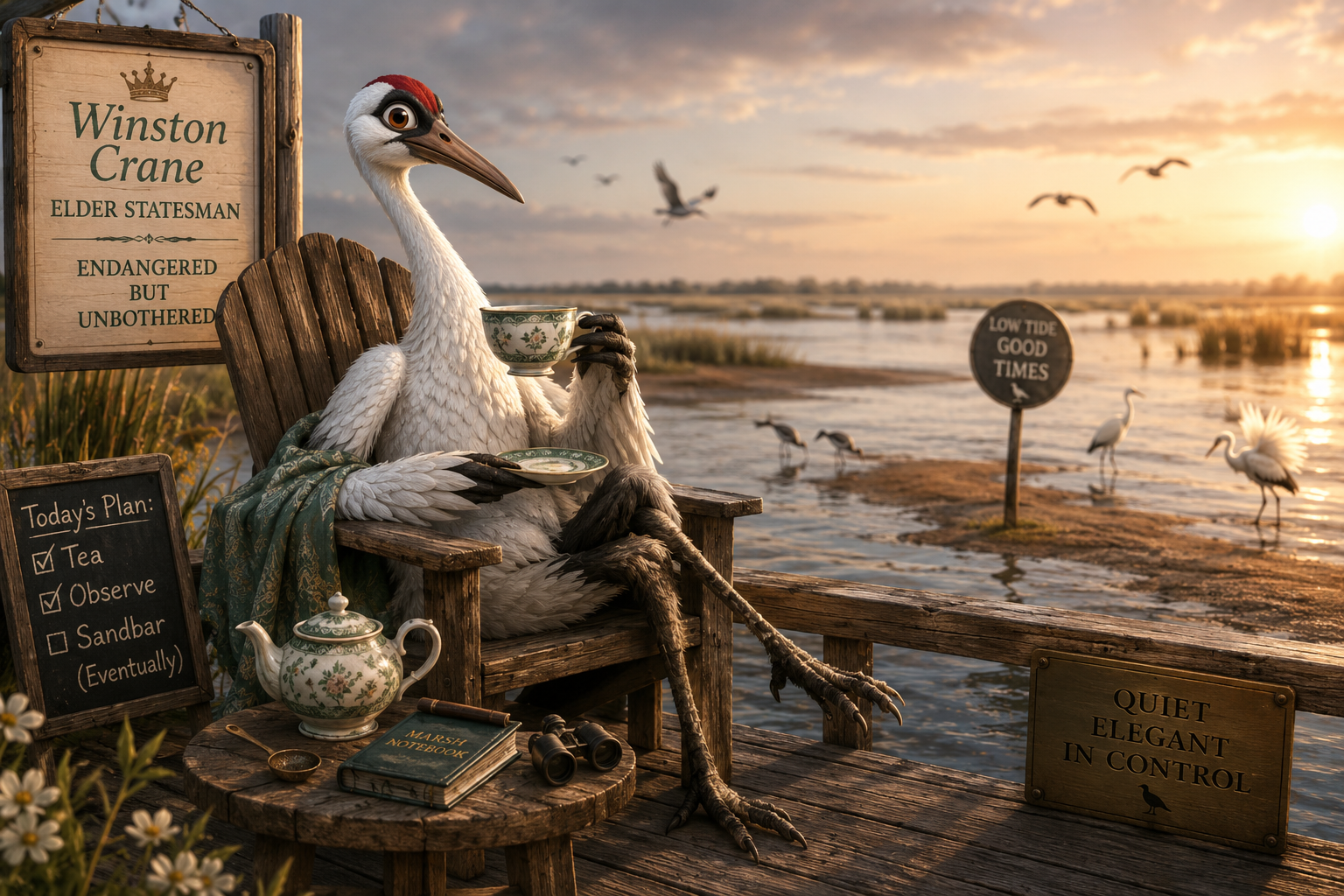 Winston Crane — Endangered but Unbothered